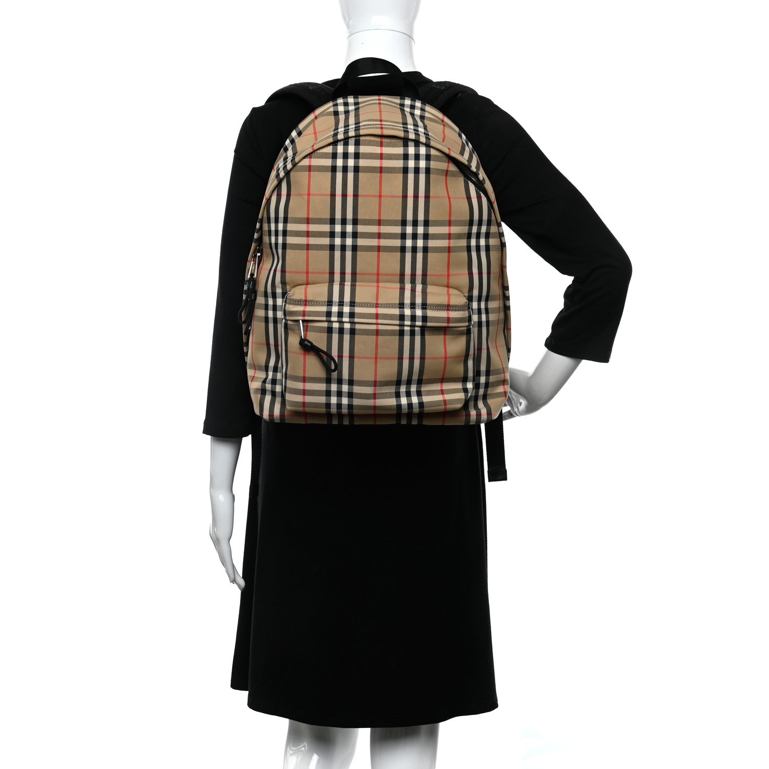 Burberry Vintage Check Jett Backpack Archive Beige 2 of 11