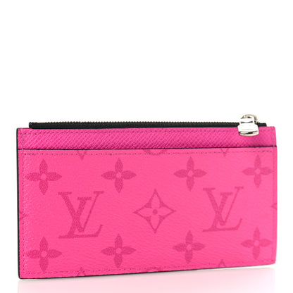 Louis Vuitton Taigarama Coin Card Holder Fuchsia 3 of 8