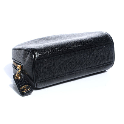 Chanel Grained Calfskin Vanity Cosmetic Case Black 4 of 7