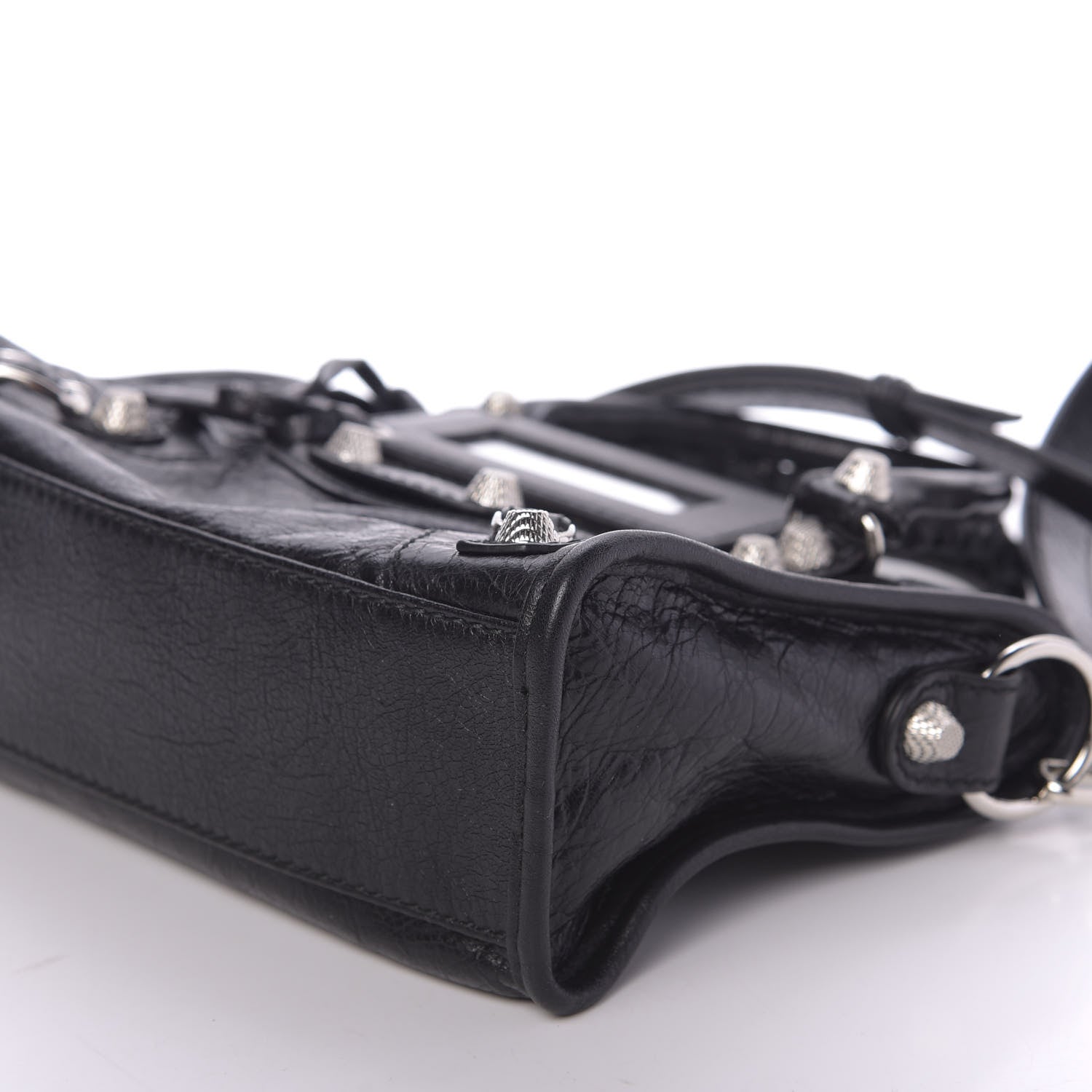 Balenciaga Agneau Giant 12 Silver Hardware Mini City Black 6 of 10