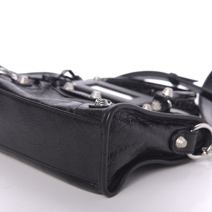 Balenciaga Agneau Giant 12 Silver Hardware Mini City Black 6 of 10