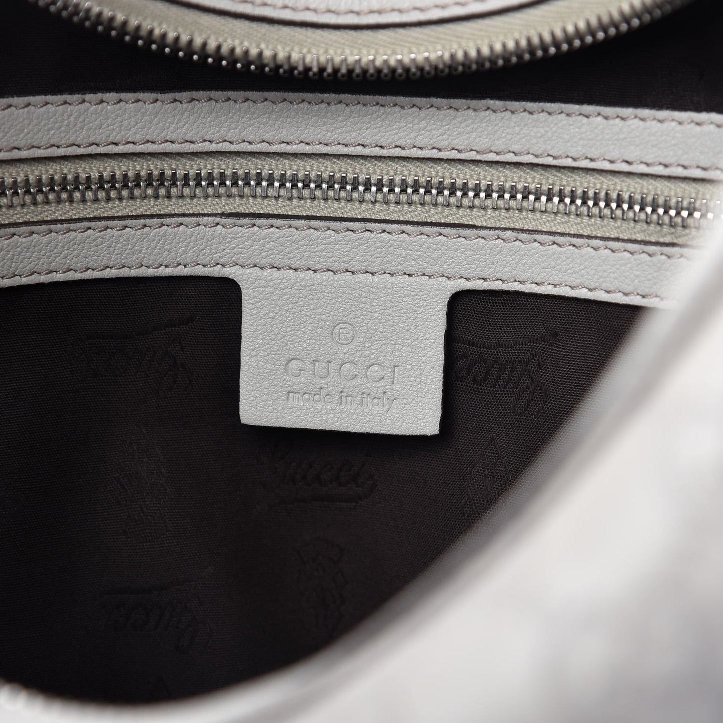 Guccissima Medium GG Twins Hobo Off White