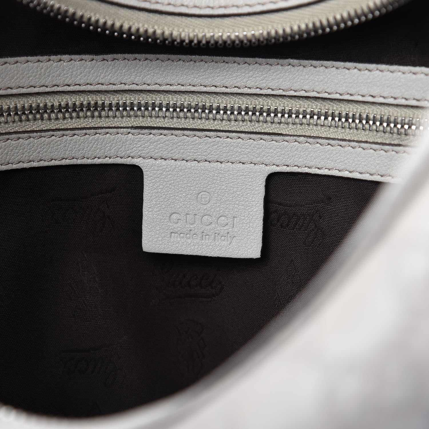 Gucci Guccissima Medium GG Twins Hobo Off White 8 of 10