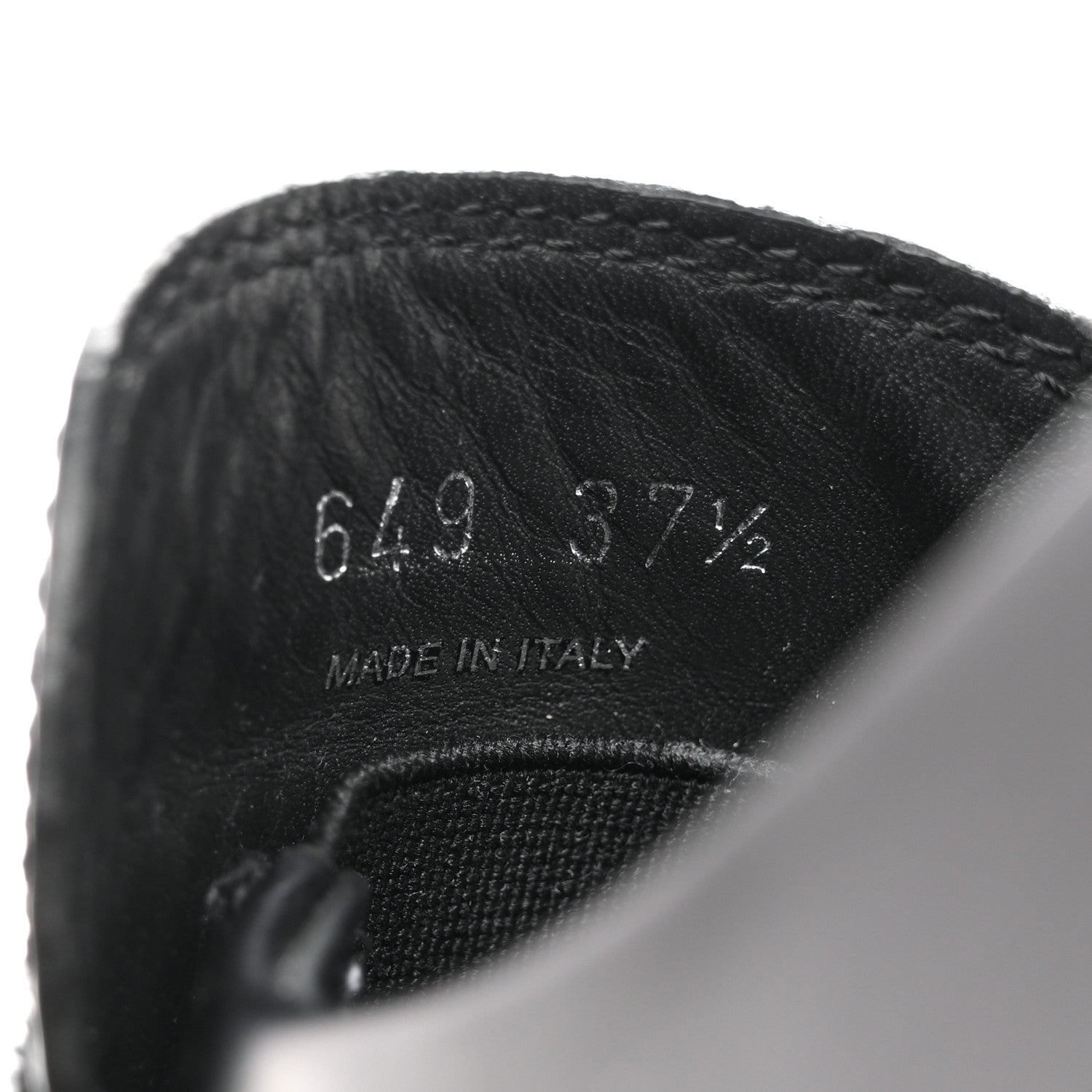 Prada Spazzolato Rois Metal Triangle Logo Monolith 55mm Loafers 38.5 Black 37.5 Black 9 of 11