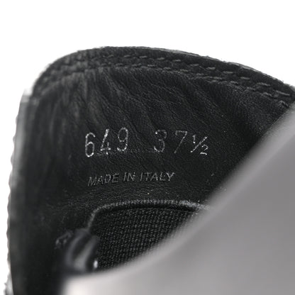 Prada Spazzolato Rois Metal Triangle Logo Monolith 55mm Loafers 38.5 Black 37.5 Black 9 of 11