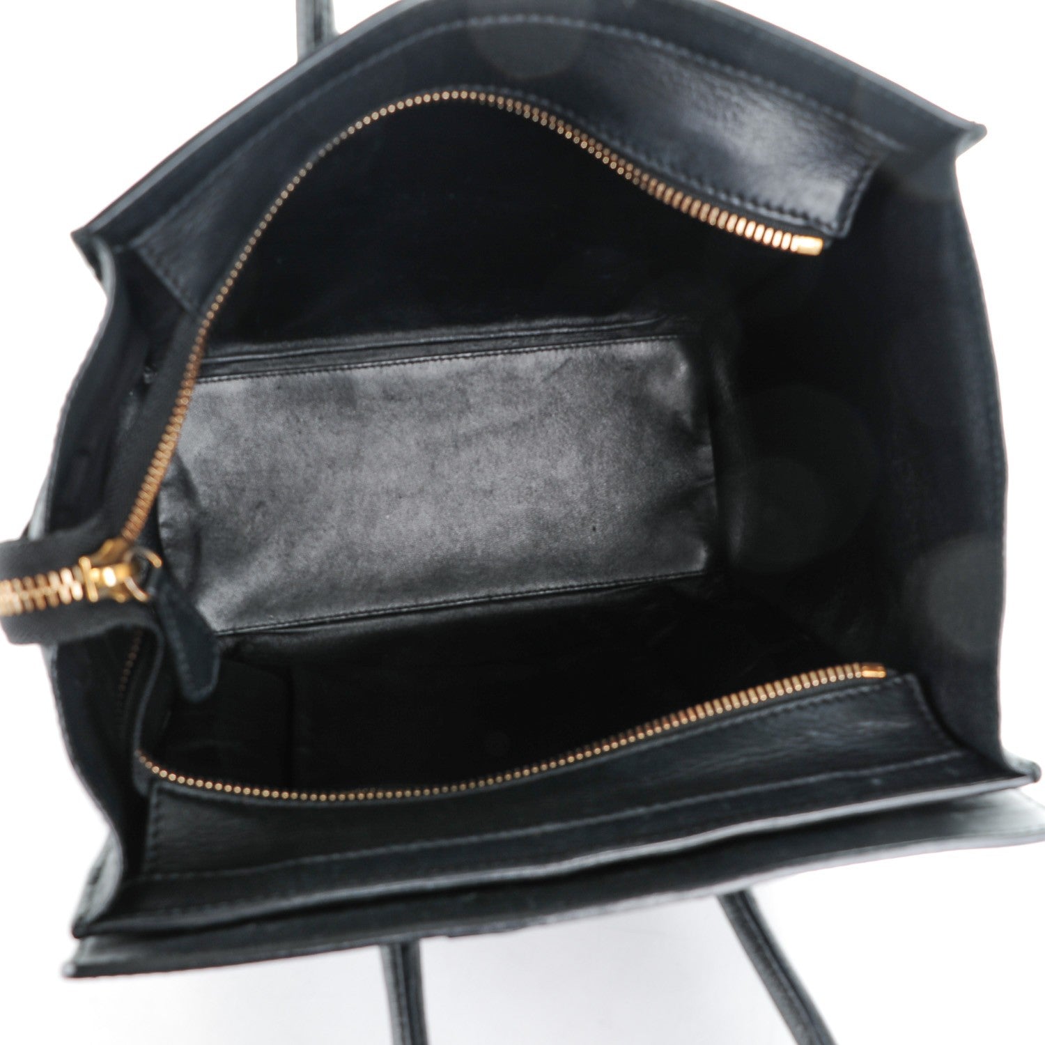 Celine Smooth Calfskin Micro Luggage Black 5 of 9