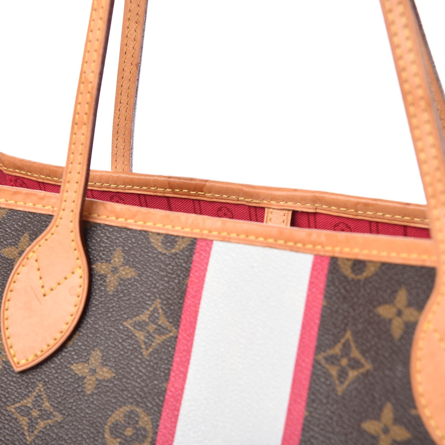 Louis Vuitton Monogram My LV Heritage Neverfull GM Fuchsia White 14 of 16