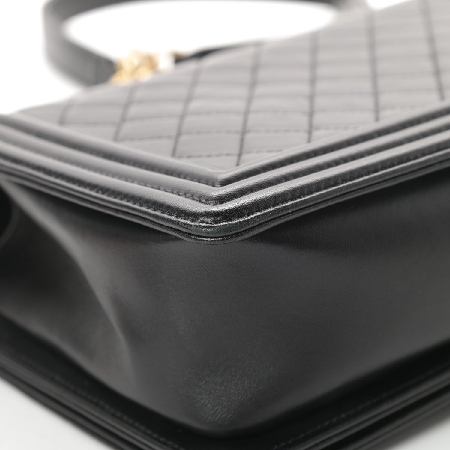 Chanel Lambskin Quilted New Medium Boy Flap Black 12 of 17