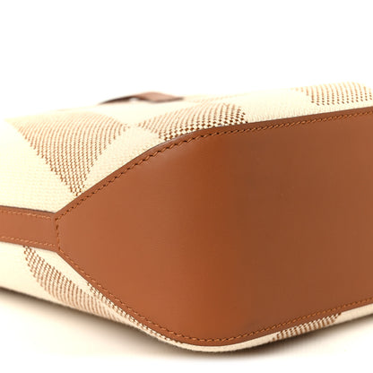 Hermes Swift Toile H Cabas H En Biais 27 Ecru Naturel Gold 9 of 10