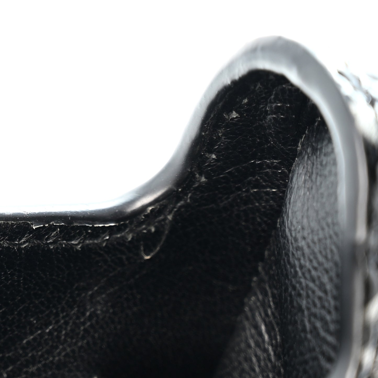 Snakeskin Monogram Twist Shoulder Bag PM Black