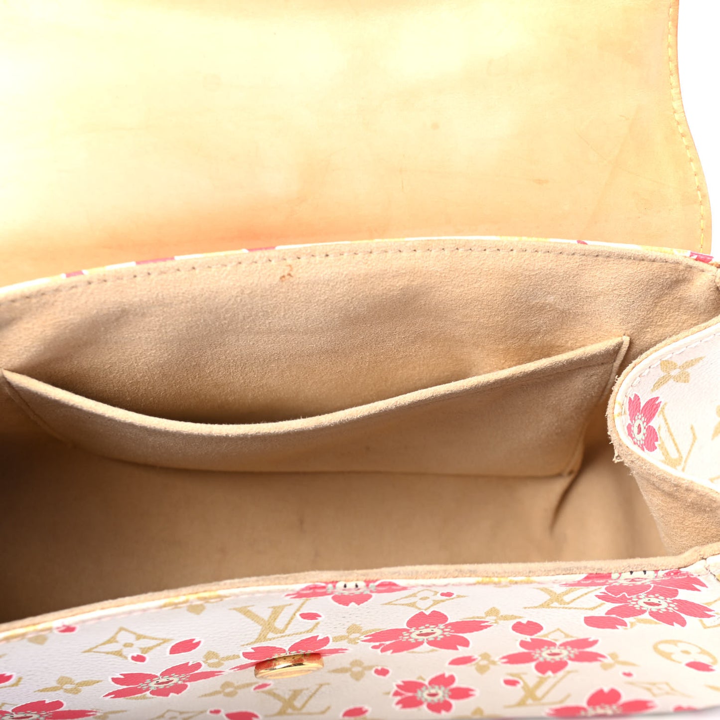 Monogram Cherry Blossom Sac Retro Bag Red