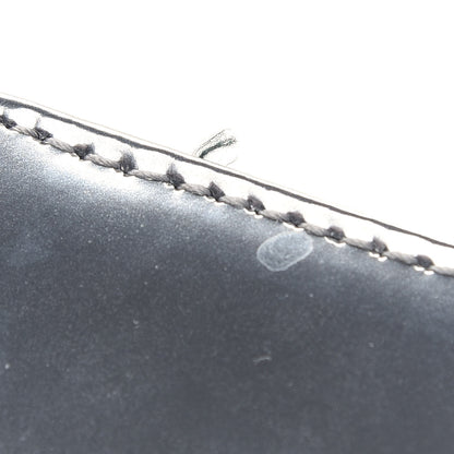 Christian Dior Metallic Patent Micro-Cannage Diorama Wallet on Chain Pouch Silver 9 of 10