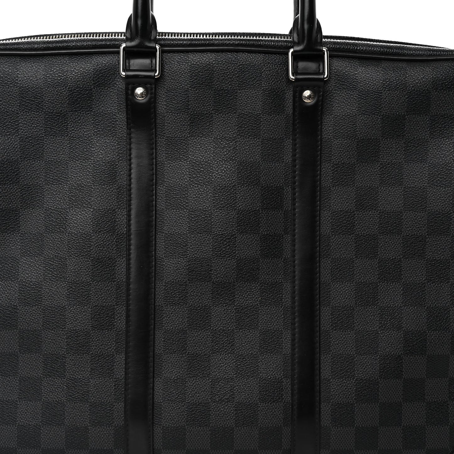 Damier Graphite Porte-Documents Voyage