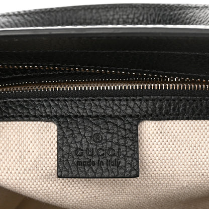 Gucci Dollar Calfskin Large Soho Top Handle Satchel Black 6 of 10