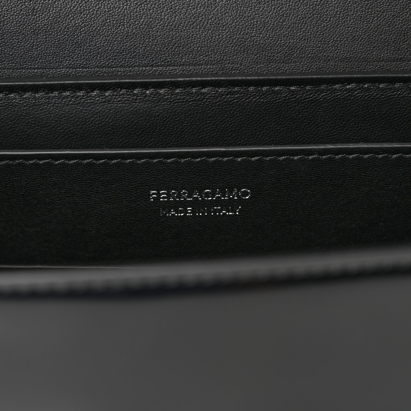 Calfskin Geometric Shoulder Bag Black