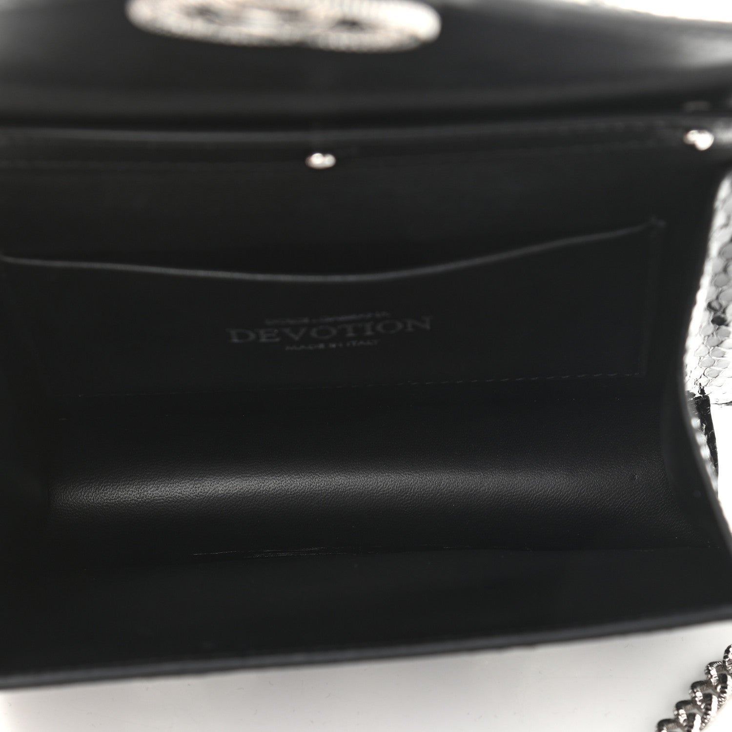 Dolce & Gabbana Ayers Small Devotion Top Handle Bag Black 5 of 11
