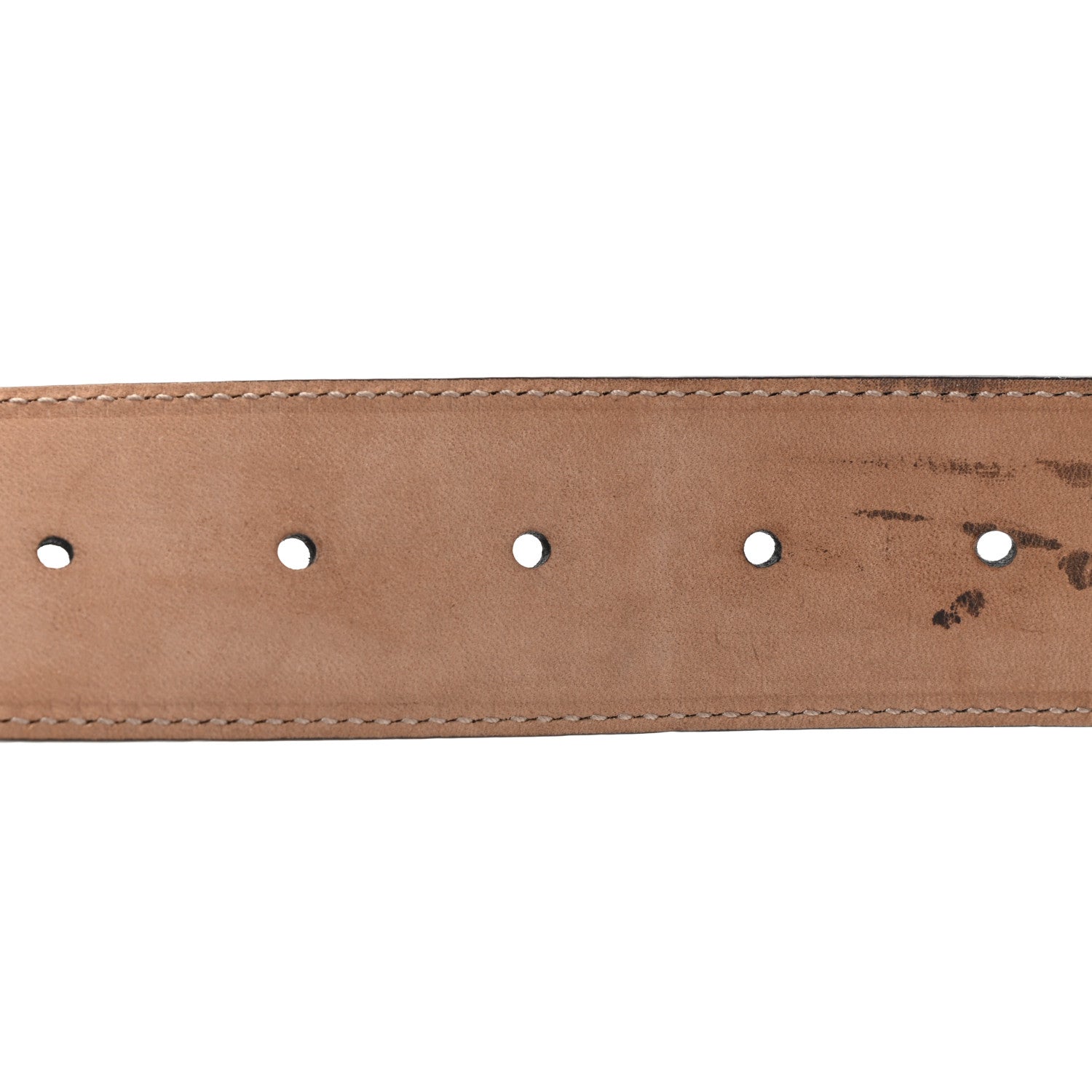 Gucci Calfskin Interlocking G 37mm Belt 95 38 Black 3 of 6