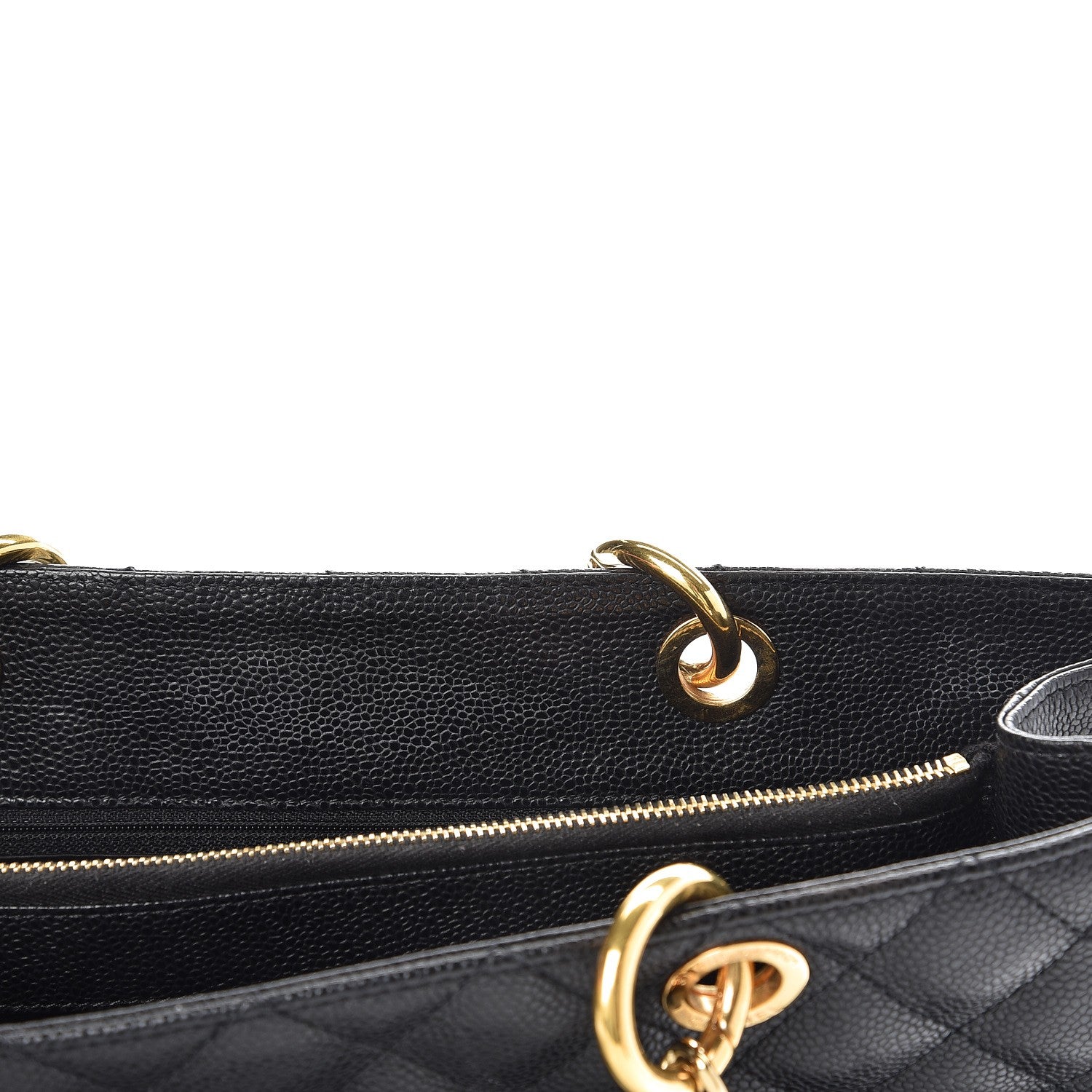 Chanel Caviar Quilted Grand Shopping Tote GST Black 10 of 10