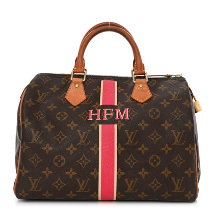 Louis Vuitton Monogram My LV Heritage Speedy 30 Fuchsia Ivory 1 of 10