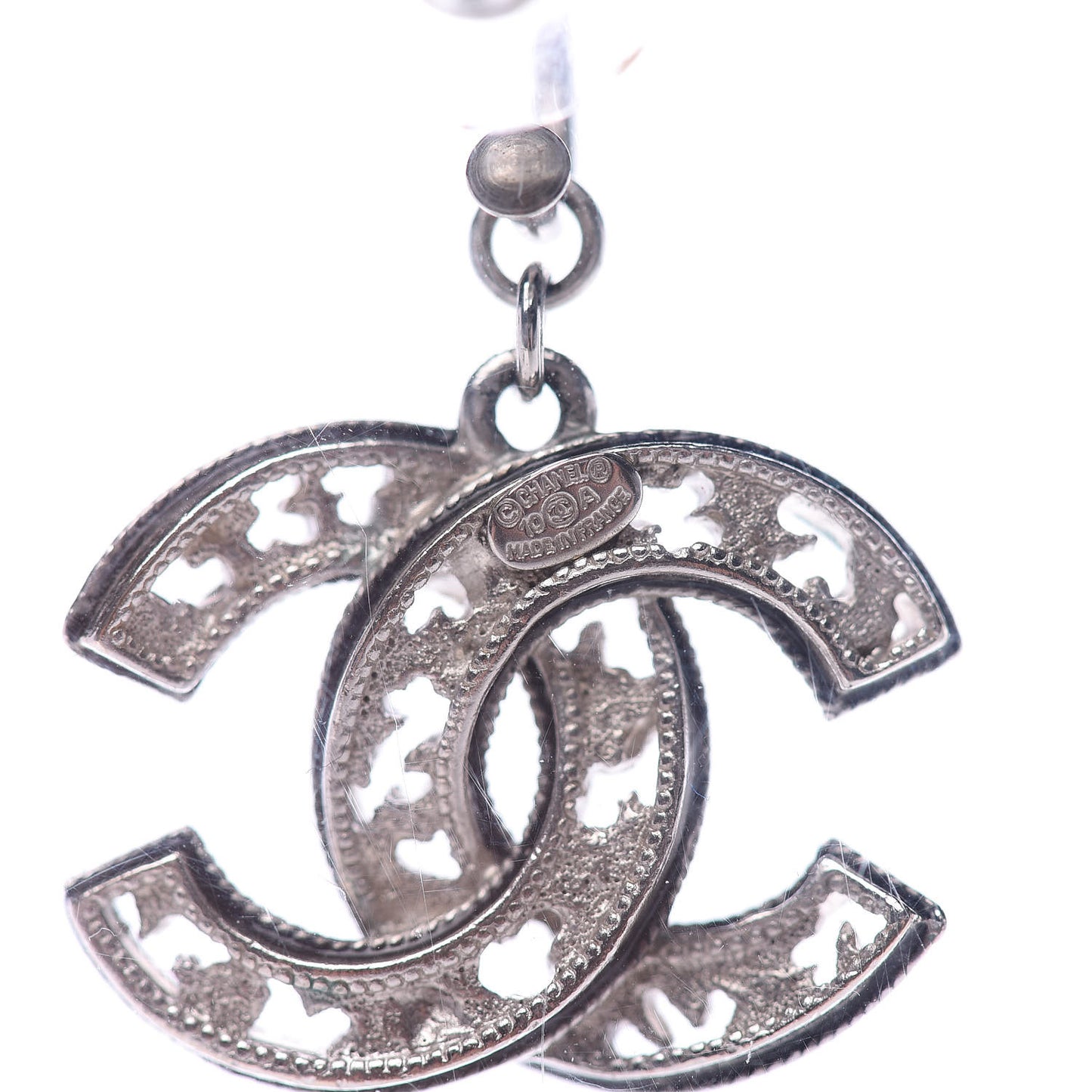 CC Chain Earrings Silver