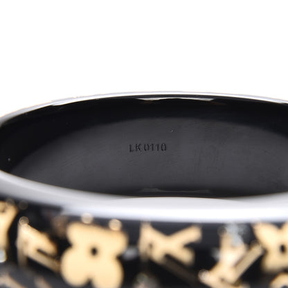 Louis Vuitton Resin Swarovski Large Inclusion Bracelet GM Black 3 of 3