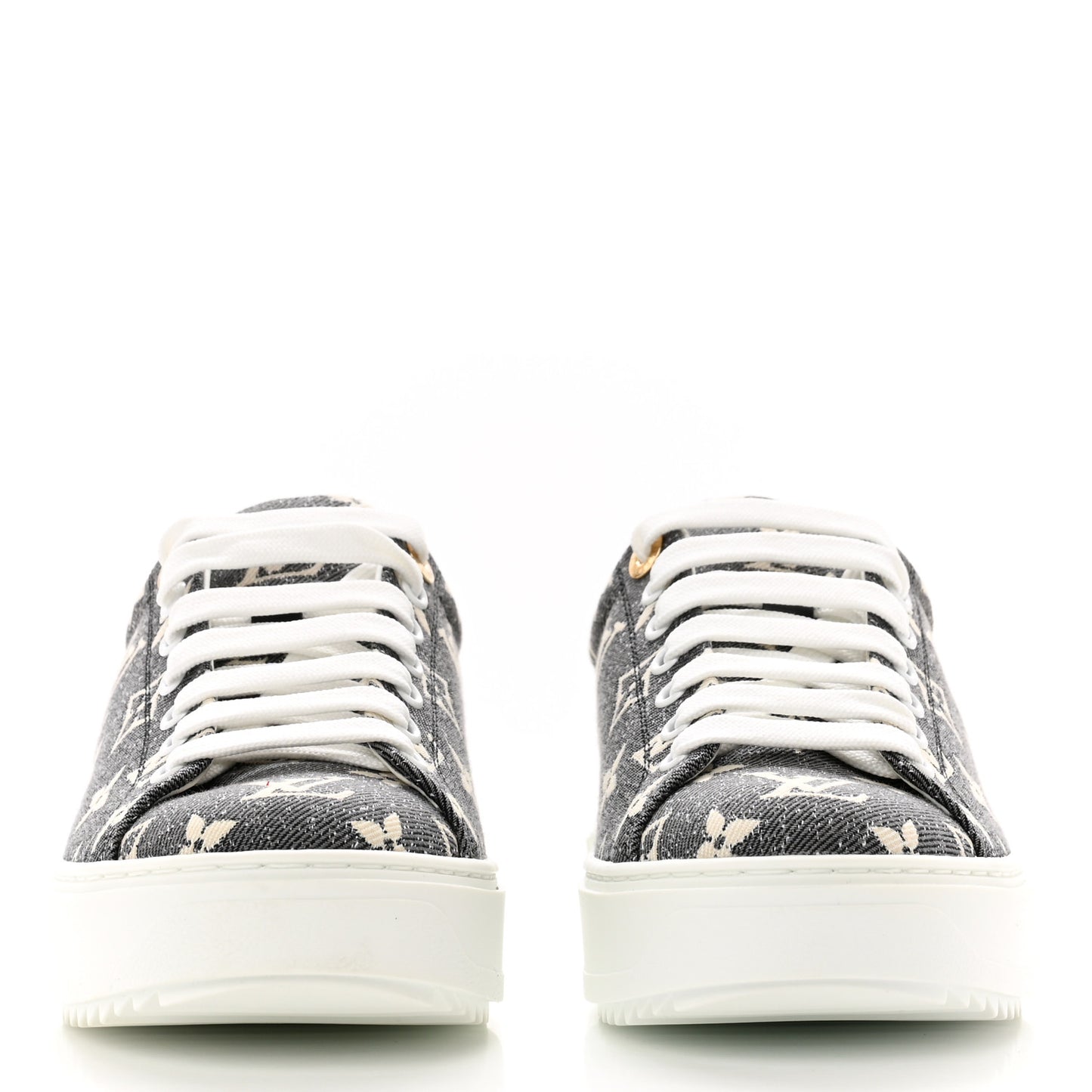 Denim Monogram Time Out Sneakers 37