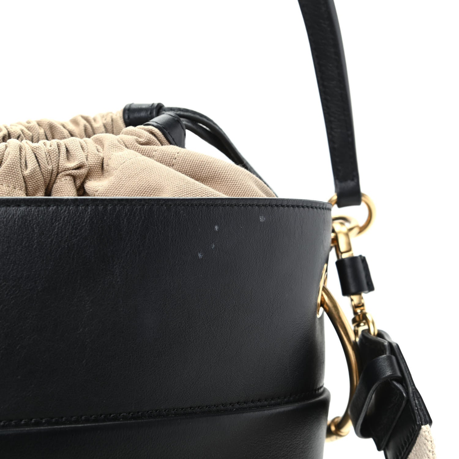 Chloe Smooth Calfskin Small Roy Bucket Bag Black 10 of 10