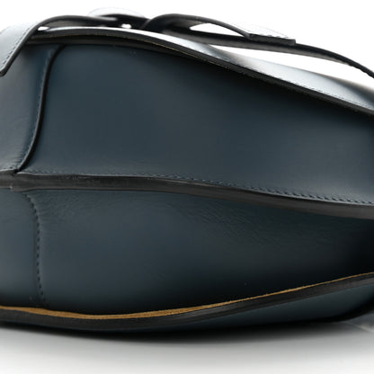 Loewe Calfskin Jacquard Small Gate Dual Bag Onyx Blue 9 of 10