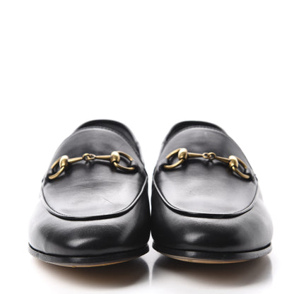 Gucci Lambskin Womens Brixton Horsebit Loafers 35.5 Black 2 of 10