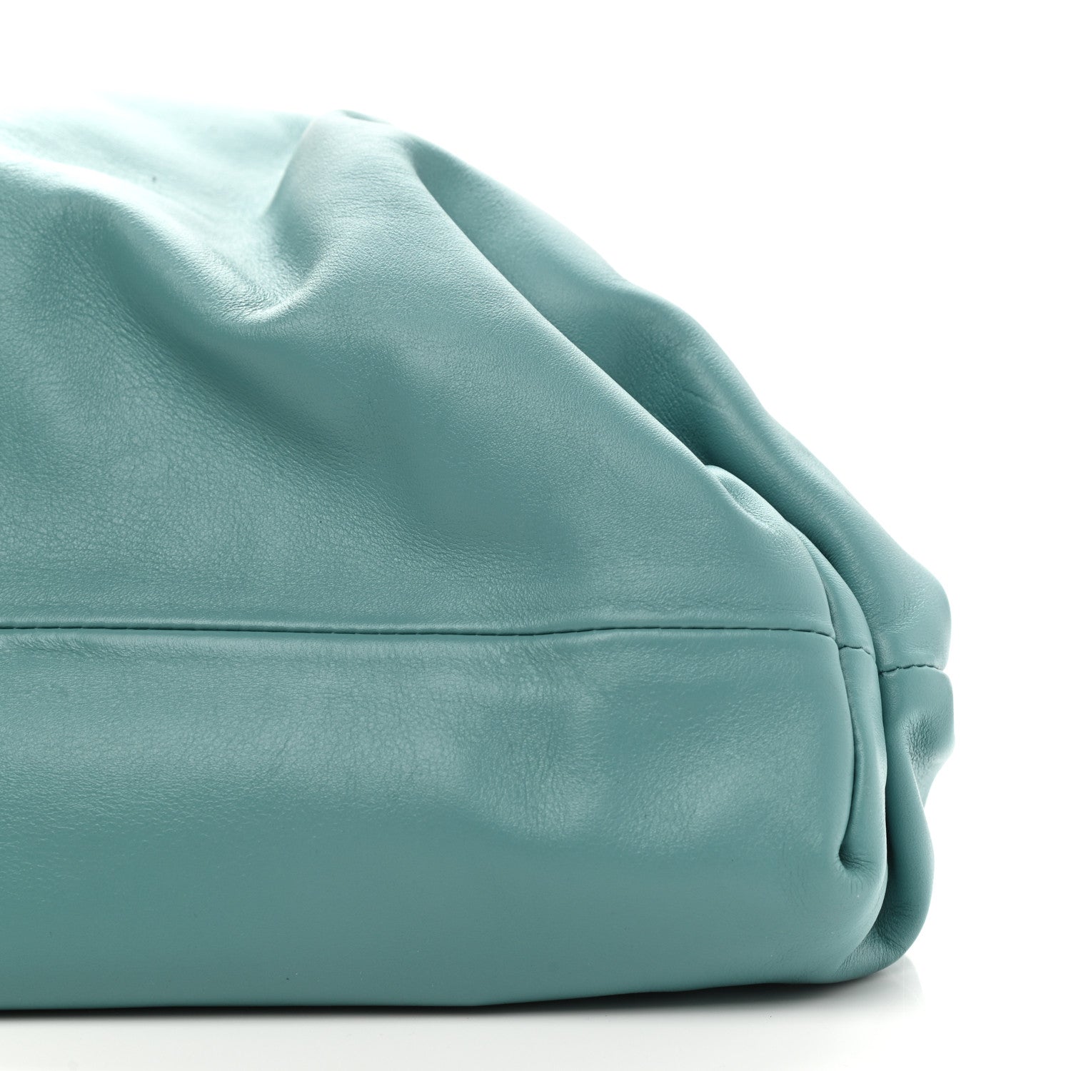 Bottega Veneta Smooth Butter Calf The Pouch Oversized Clutch Linoleum 9 of 9