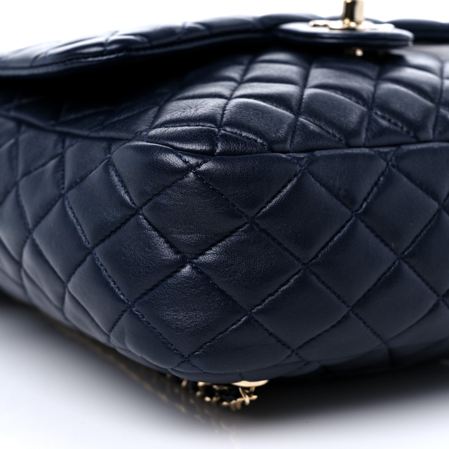 Chanel Lambskin Quilted Large In Seoul Backpack Navy 7 of 12
