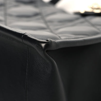 Christian Dior Calfskin Macro Cannage Medium Book Tote Black 10 of 12