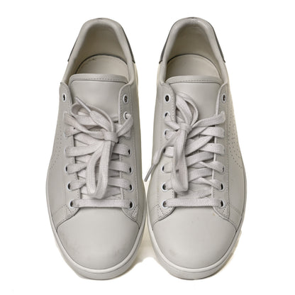 Gucci Calfskin Interlocking G Perforated Womens Ace Sneakers 39 White Grey Sky 5 of 13