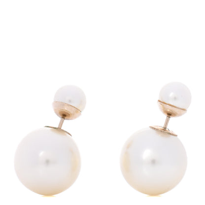 Christian Dior Pearl Mise En Dior Tribal Earrings 1 of 4