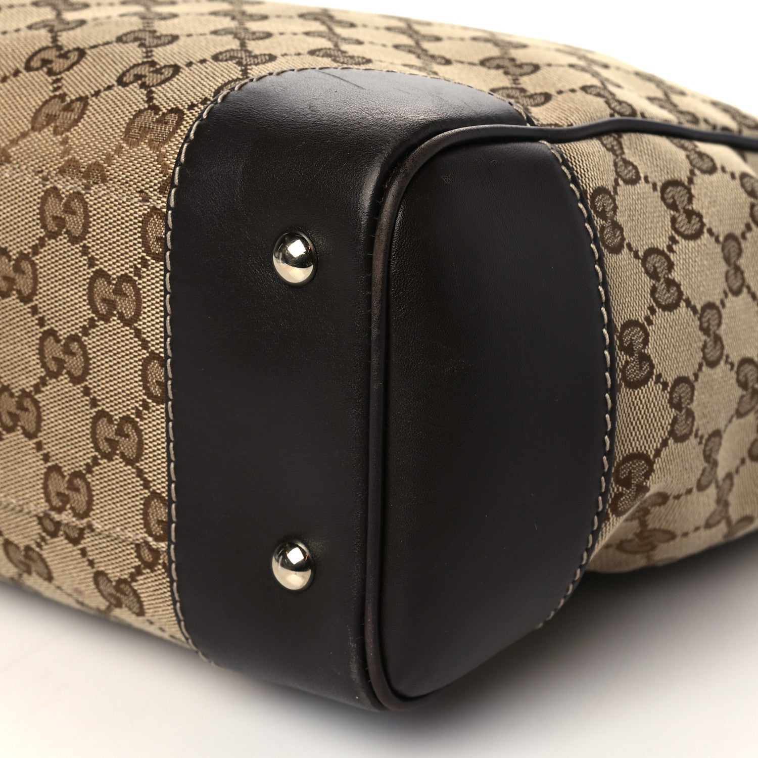Gucci Monogram Web Medium Mayfair Tote Dark Brown 10 of 11