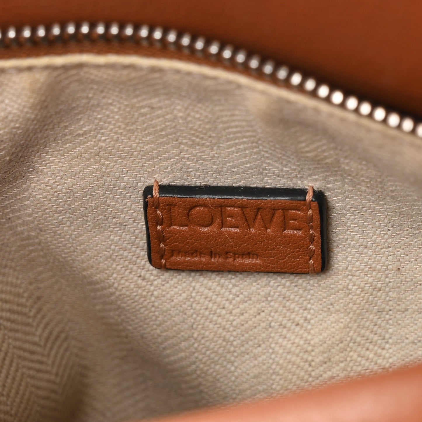 Calfskin Mini Puzzle Bag Tan
