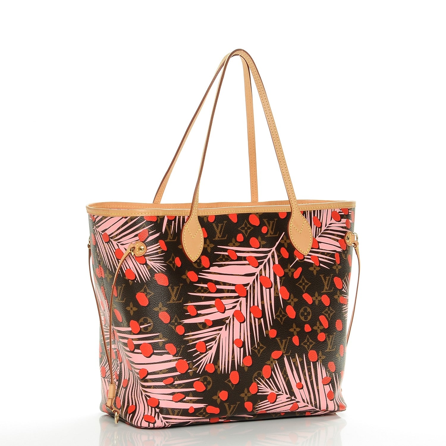 Louis Vuitton Monogram Jungle Dots Neo Neverfull MM Sugar Pink Poppy 3 of 6