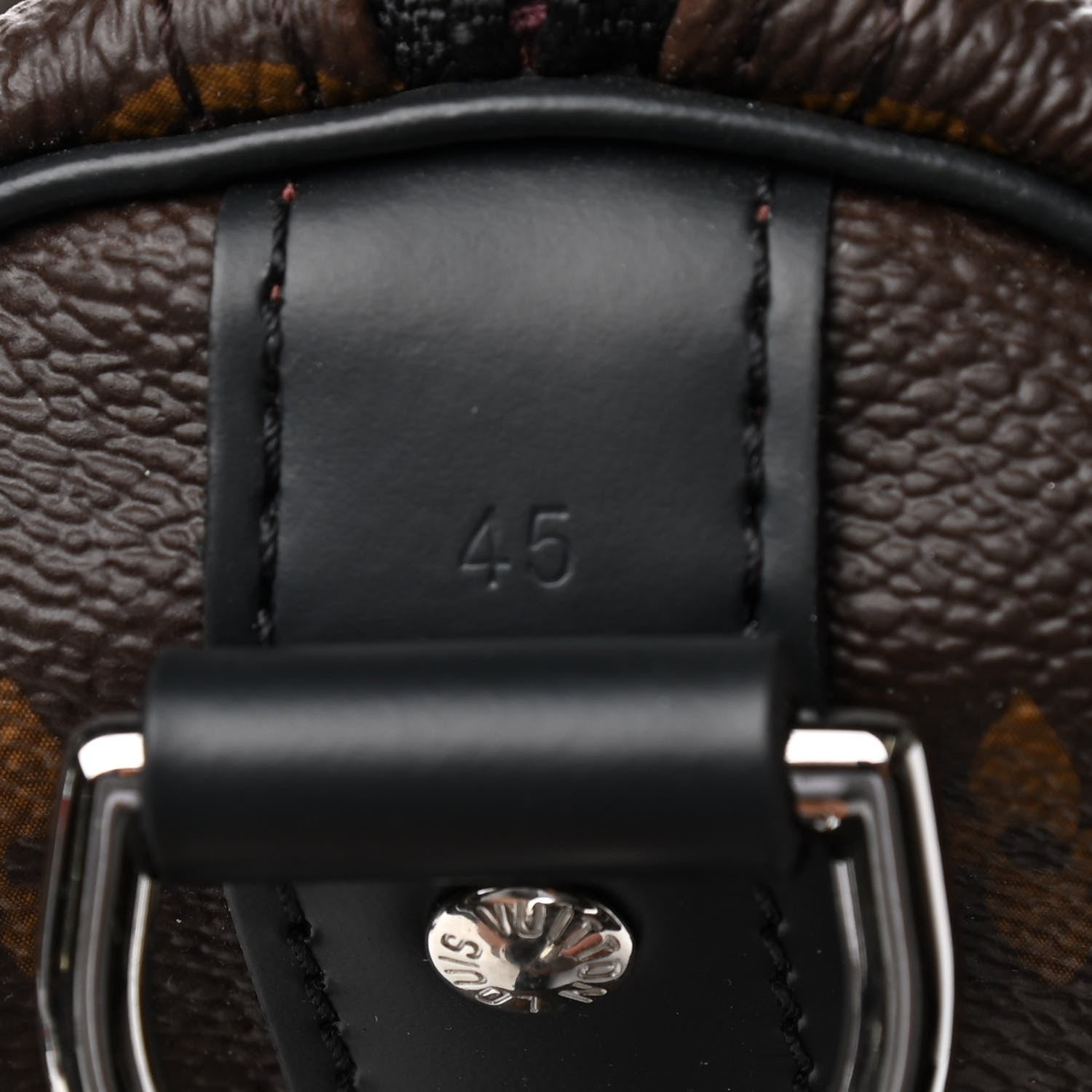 Louis Vuitton Monogram Macassar Keepall Bandouliere 45 7 of 9