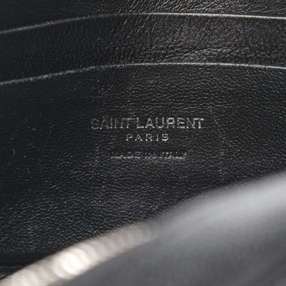 Saint Laurent Grain De Poudre Matelasse Monogram Mini Lou Camera Bag Storm 5 of 9