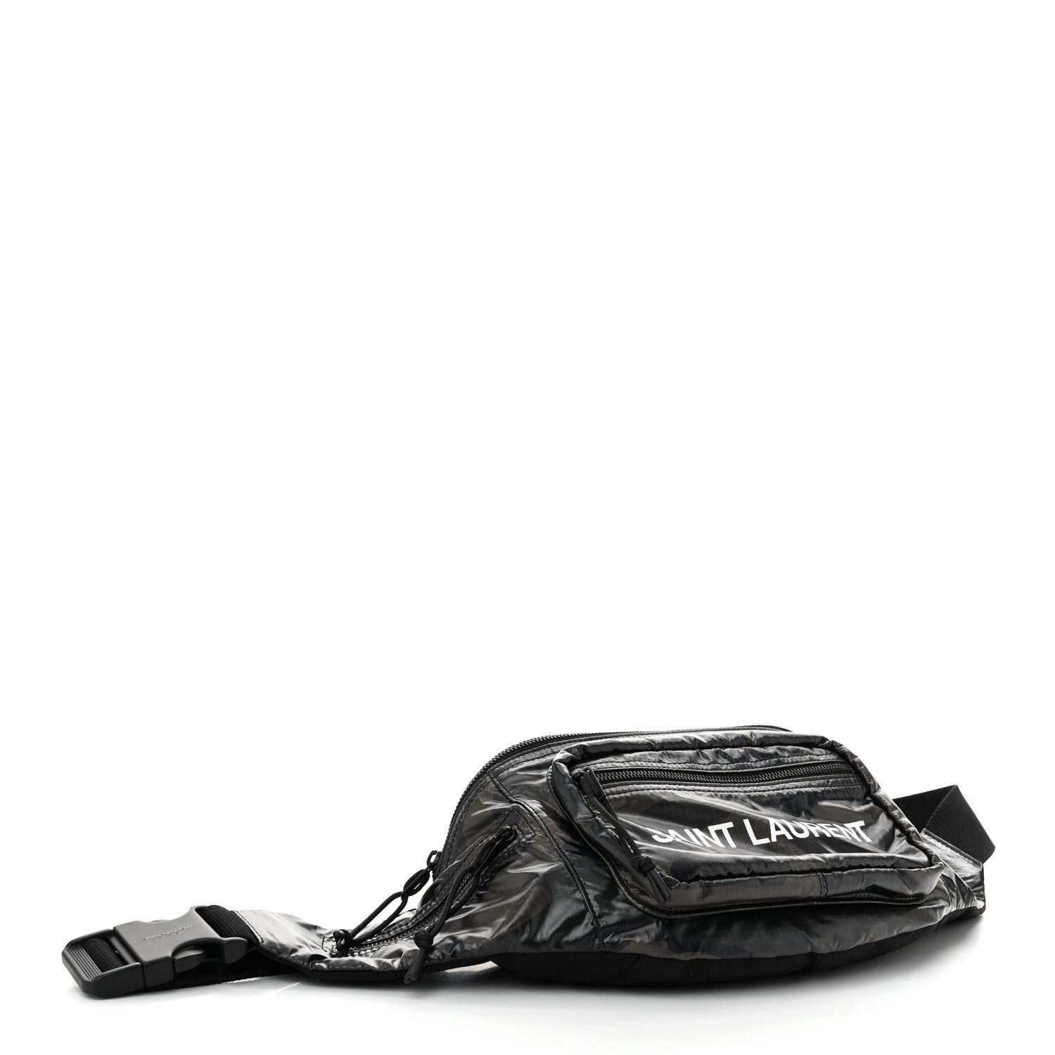 Saint Laurent Nylon Camouflage Logo Ripstop Body Belt Bag Kaki 4 of 9