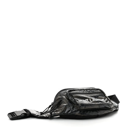 Saint Laurent Nylon Camouflage Logo Ripstop Body Belt Bag Kaki 4 of 9