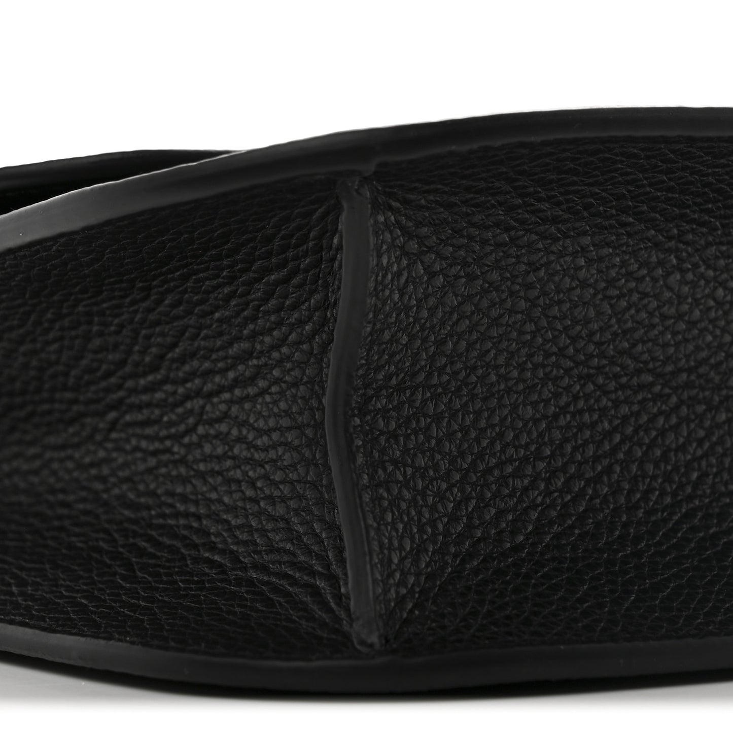 Hammered Calfskin Round Gancini Crossbody Bag Black