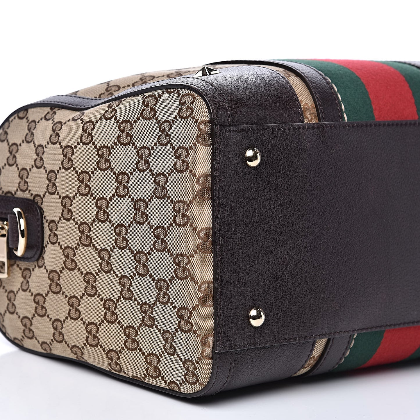 Monogram Vintage Web Medium Webby Bee Boston Dark Brown