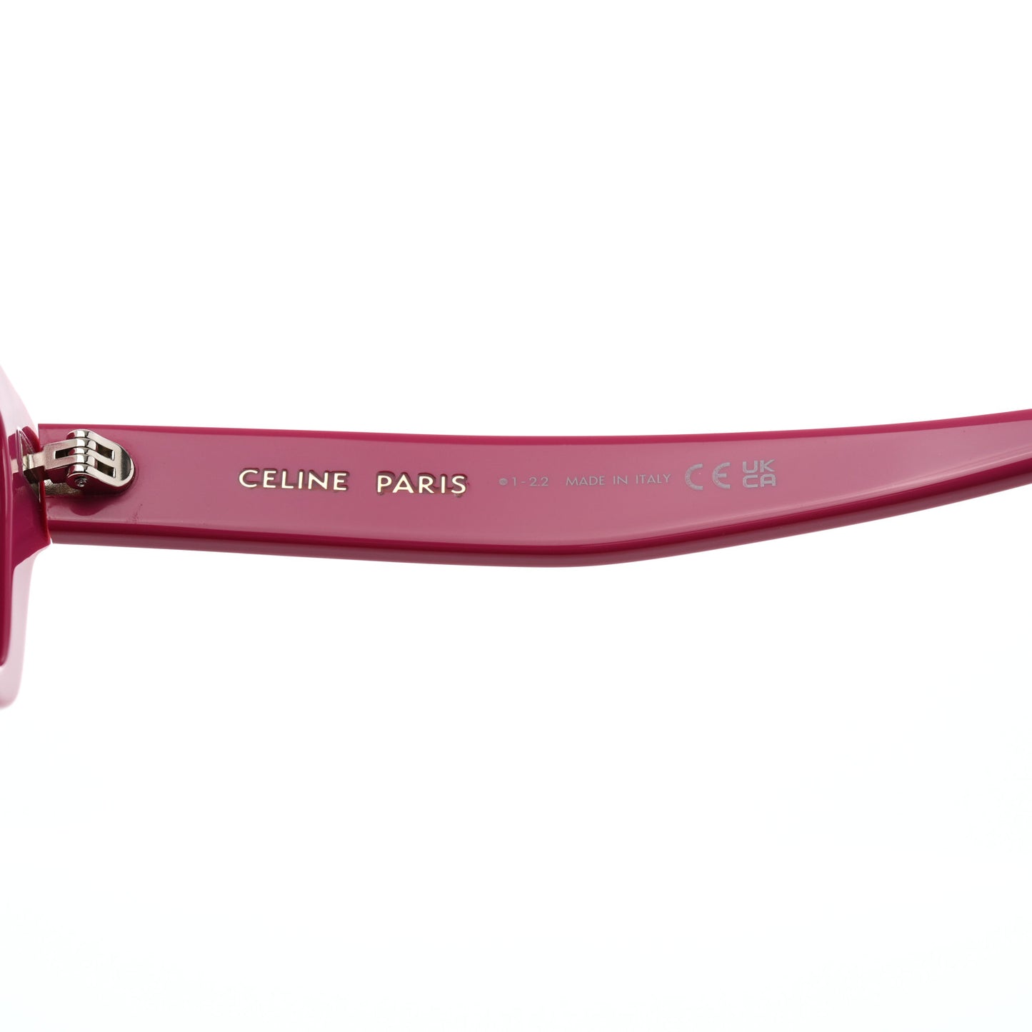 Acetate Square Sunglasses CL40249U Shiny Pink Smoke