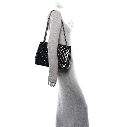Chanel Patent Quilted Maxi Single Flap Black 2 of 11