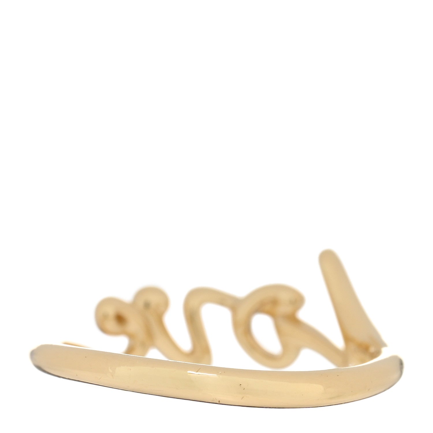 Tiffany 18K Yellow Gold Mini Paloma's Graffiti Love Ring 48 4.5 4 of 4