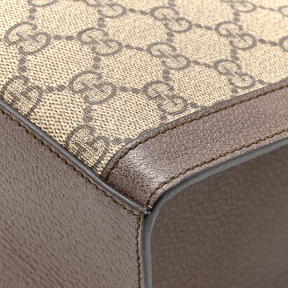 Gucci GG Supreme Monogram Web Ophidia Vertical Tote Brown 14 of 14