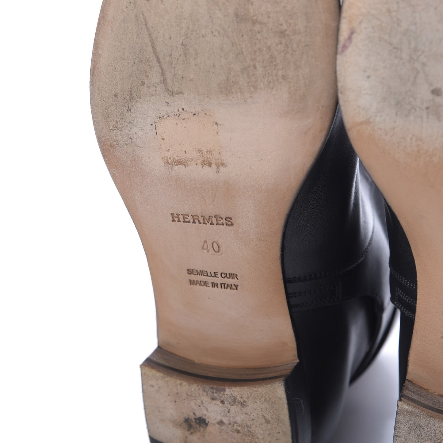 Calfskin Neo Low Boots 40 Black