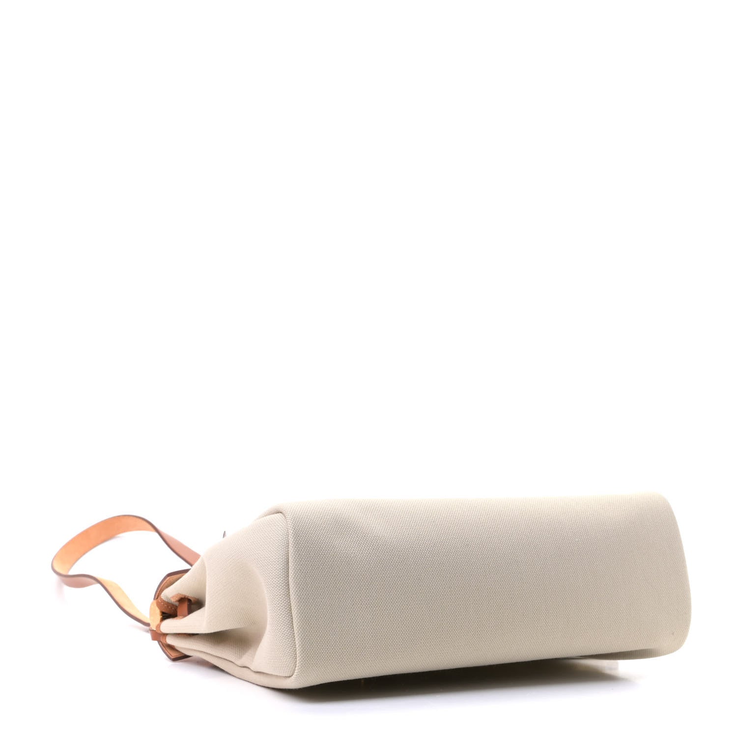 Hermes Military Toile Vache Hunter Herbag Zip Retourne 31 PM Beton Fauve 3 of 5