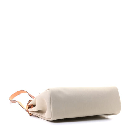 Hermes Military Toile Vache Hunter Herbag Zip Retourne 31 PM Beton Fauve 3 of 5